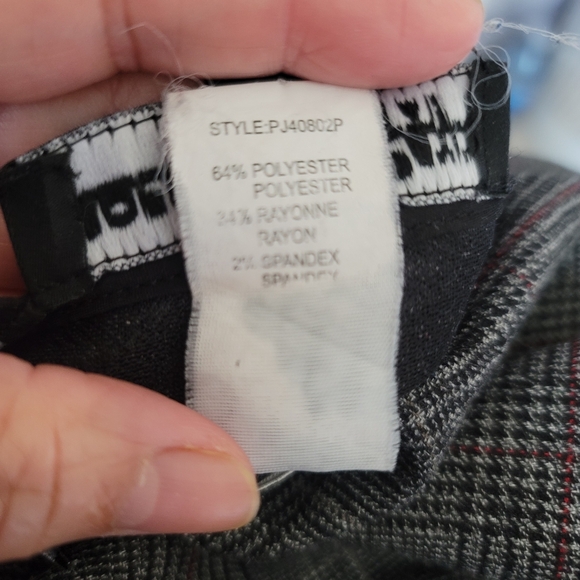 Conrad C Proportion Petite Plaid A-Line Midi Gray Skirt Size 2 - Picture 9 of 9